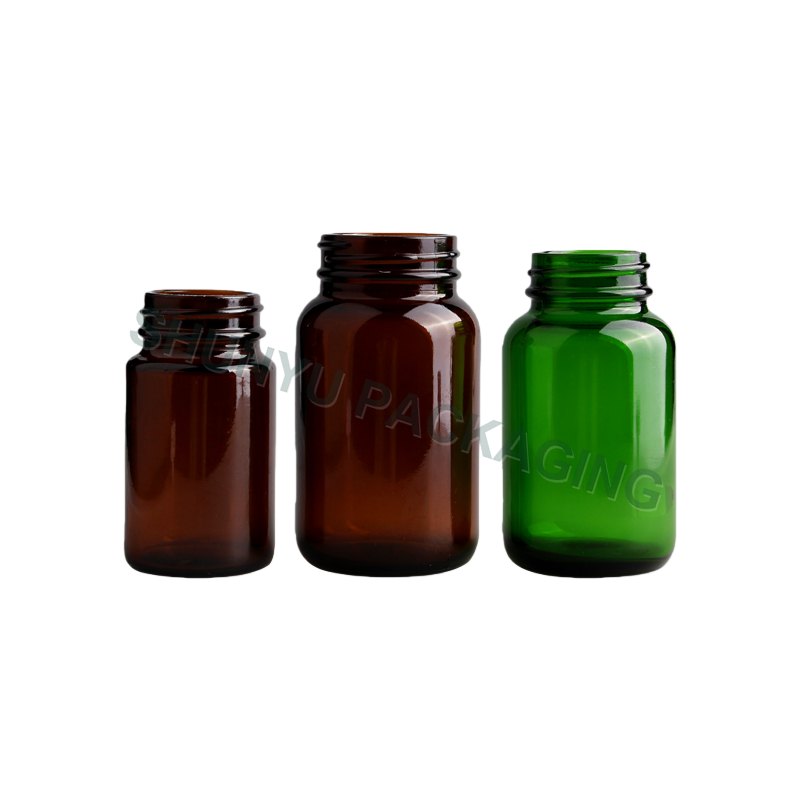 Glass Capsule Bottles for Pharmaceuticals & Supplements (100ml鈥?00ml)